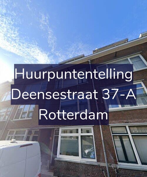 Foto gevel Huurpuntentelling voor Deensestraat 37-A, Rotterdam
