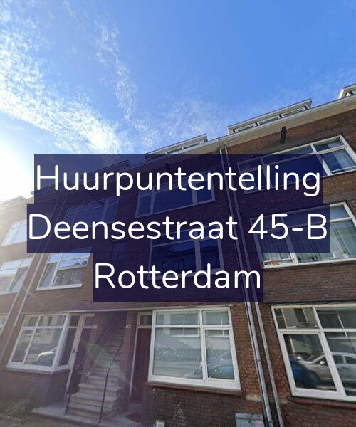 Foto gevel Huurpuntentelling voor Deensestraat 45-B, Rotterdam