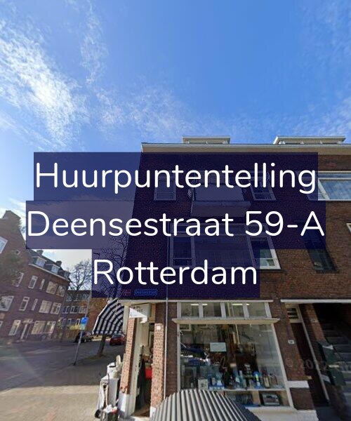 Foto gevel Huurpuntentelling voor Deensestraat 59-A, Rotterdam