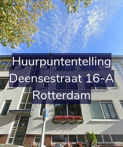 Foto gevel Huurpuntentelling voor Deensestraat 16-A, Rotterdam