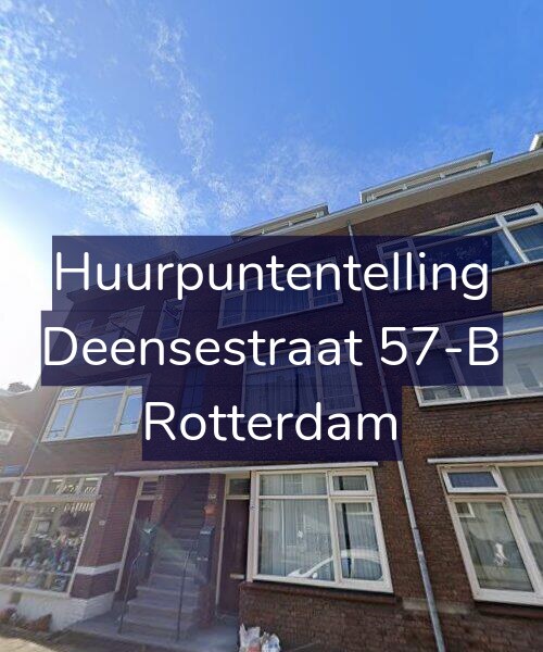 Foto gevel Huurpuntentelling voor Deensestraat 57-B, Rotterdam