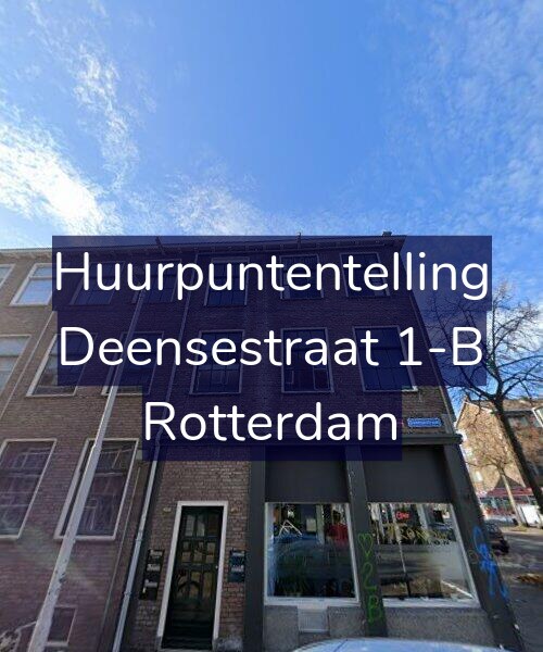 Foto gevel Huurpuntentelling voor Deensestraat 1-B, Rotterdam