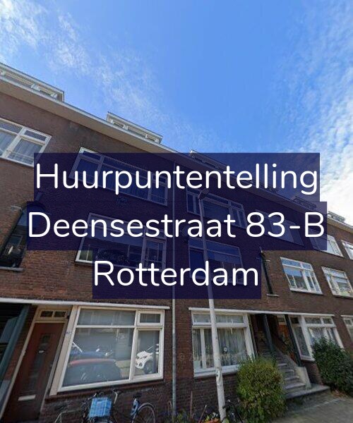 Foto gevel Huurpuntentelling voor Deensestraat 83-B, Rotterdam