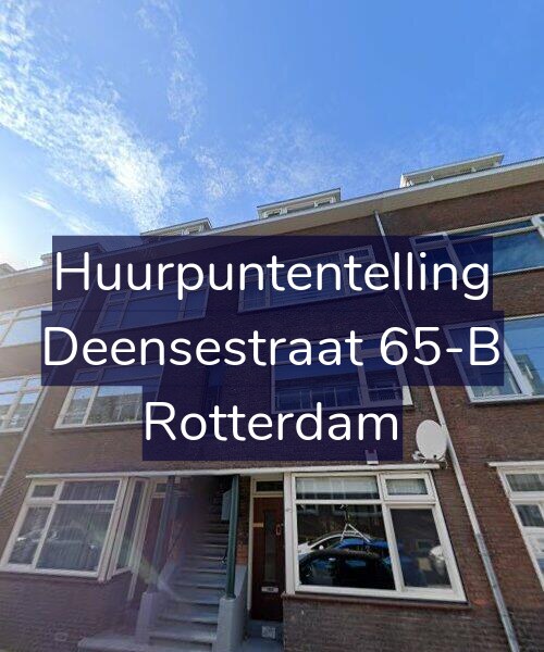 Foto gevel Huurpuntentelling voor Deensestraat 65-B, Rotterdam