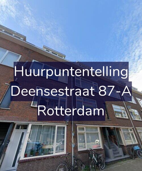 Foto gevel Huurpuntentelling voor Deensestraat 87-A, Rotterdam