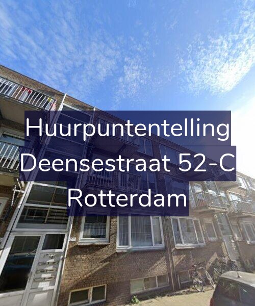 Foto gevel Huurpuntentelling voor Deensestraat 52-C, Rotterdam
