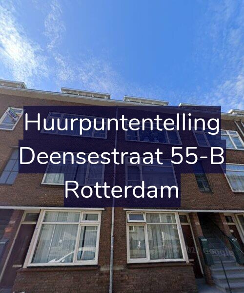 Foto gevel Huurpuntentelling voor Deensestraat 55-B, Rotterdam
