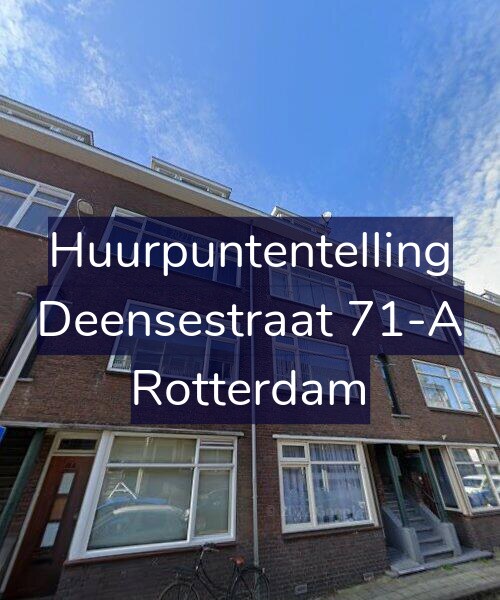 Foto gevel Huurpuntentelling voor Deensestraat 71-A, Rotterdam