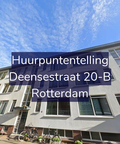 Foto gevel Huurpuntentelling voor Deensestraat 20-B, Rotterdam