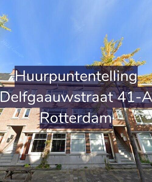 Foto gevel Huurpuntentelling voor Delfgaauwstraat 41-A, Rotterdam