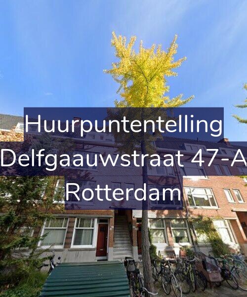 Foto gevel Huurpuntentelling voor Delfgaauwstraat 47-A, Rotterdam