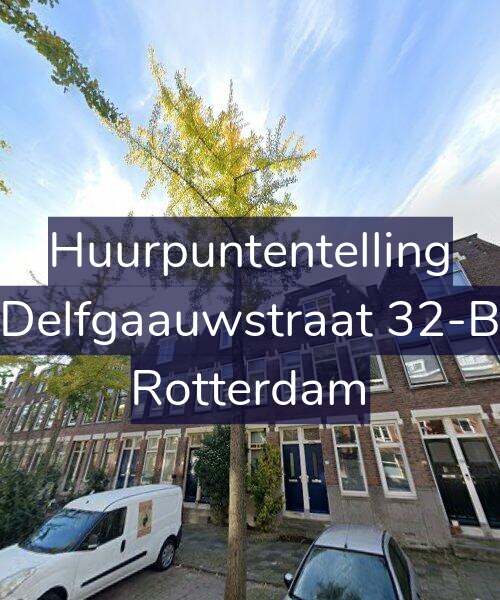 Foto gevel Huurpuntentelling voor Delfgaauwstraat 32-B, Rotterdam