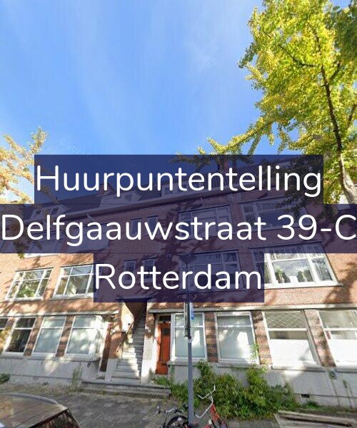 Foto gevel Huurpuntentelling voor Delfgaauwstraat 39-C, Rotterdam