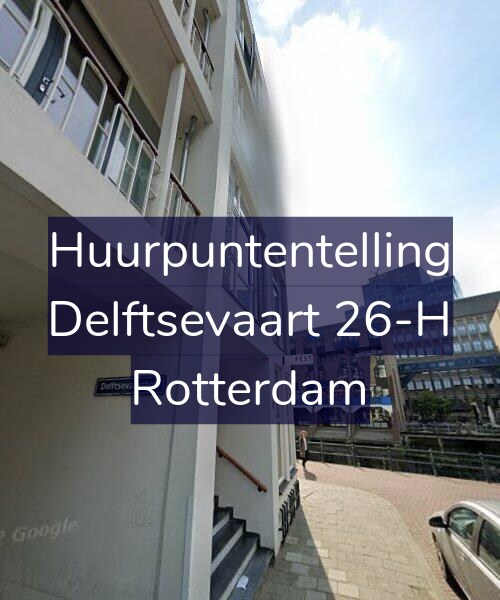 Foto gevel Huurpuntentelling voor Delftsevaart 26-H, Rotterdam