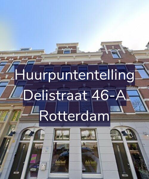 Foto gevel Huurpuntentelling voor Delistraat 46-A, Rotterdam