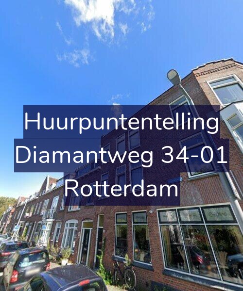 Foto gevel Huurpuntentelling voor Diamantweg 34-01, Rotterdam