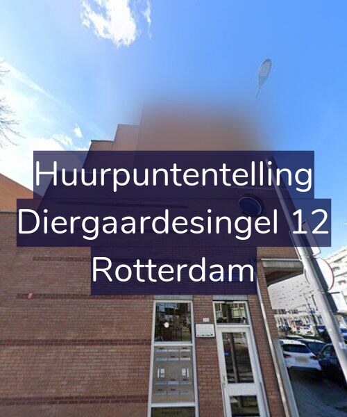 Foto gevel Huurpuntentelling voor Diergaardesingel 12, Rotterdam
