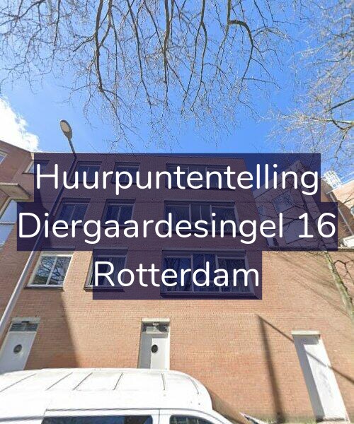 Foto gevel Huurpuntentelling voor Diergaardesingel 16, Rotterdam