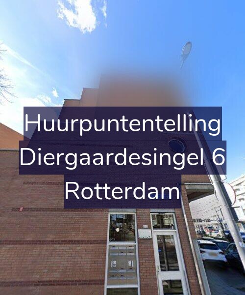 Foto gevel Huurpuntentelling voor Diergaardesingel 6, Rotterdam