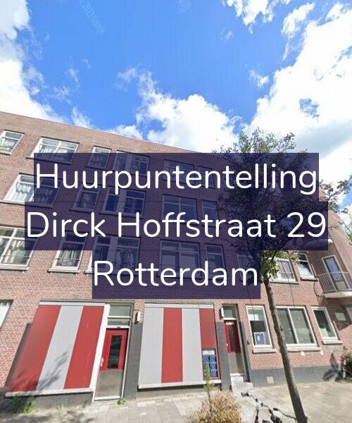 Foto gevel Huurpuntentelling voor Dirck Hoffstraat 29, Rotterdam