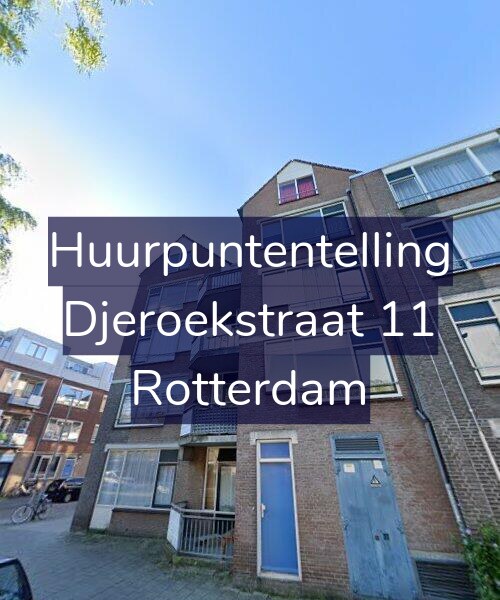 Foto gevel Huurpuntentelling voor Djeroekstraat 11, Rotterdam