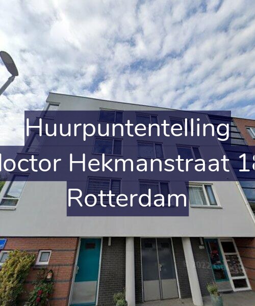 Foto gevel Huurpuntentelling voor doctor Hekmanstraat 18, Rotterdam