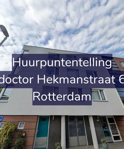 Foto gevel Huurpuntentelling voor doctor Hekmanstraat 6, Rotterdam