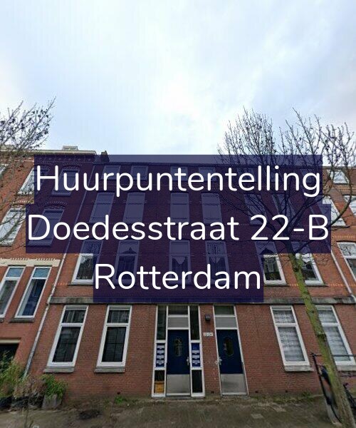 Foto gevel Huurpuntentelling voor Doedesstraat 22-B, Rotterdam
