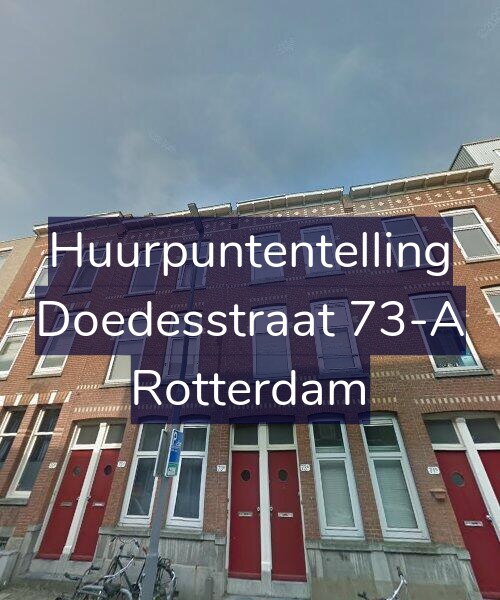 Foto gevel Huurpuntentelling voor Doedesstraat 73-A, Rotterdam