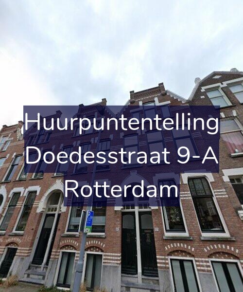 Foto gevel Huurpuntentelling voor Doedesstraat 9-A, Rotterdam
