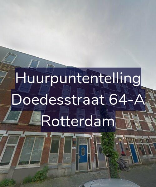 Foto gevel Huurpuntentelling voor Doedesstraat 64-A, Rotterdam
