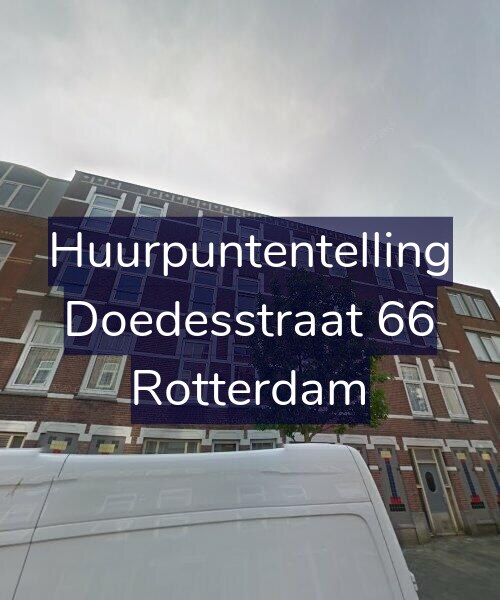 Foto gevel Huurpuntentelling voor Doedesstraat 66, Rotterdam
