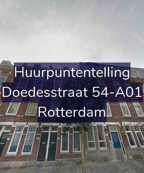 Foto gevel Huurpuntentelling voor Doedesstraat 54-A01, Rotterdam