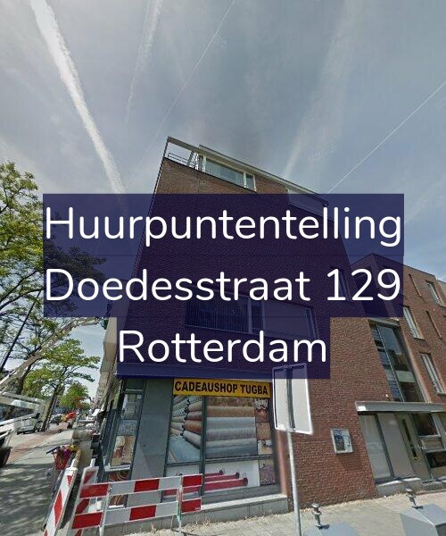 Foto gevel Huurpuntentelling voor Doedesstraat 129, Rotterdam