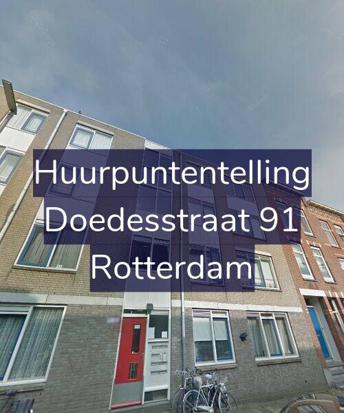 Foto gevel Huurpuntentelling voor Doedesstraat 91, Rotterdam