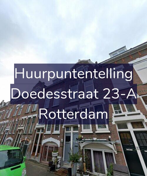 Foto gevel Huurpuntentelling voor Doedesstraat 23-A, Rotterdam