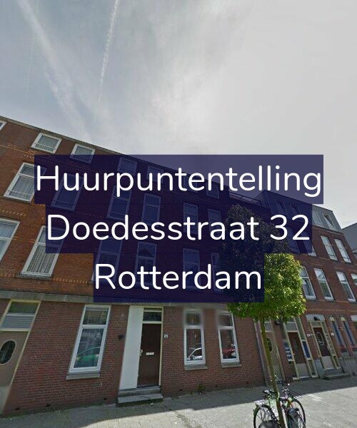 Foto gevel Huurpuntentelling voor Doedesstraat 32, Rotterdam
