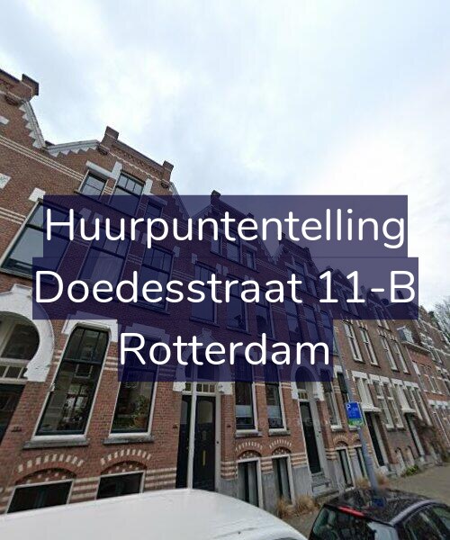 Foto gevel Huurpuntentelling voor Doedesstraat 11-B, Rotterdam