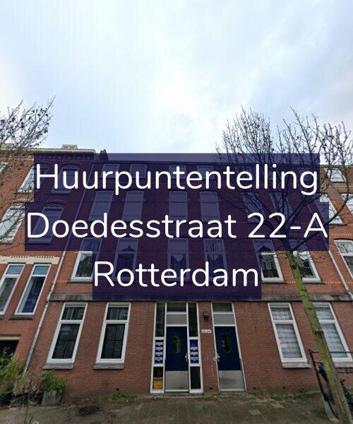 Foto gevel Huurpuntentelling voor Doedesstraat 22-A, Rotterdam