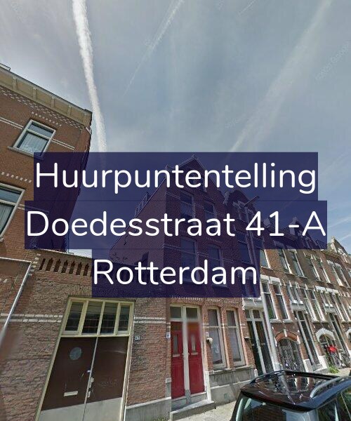 Foto gevel Huurpuntentelling voor Doedesstraat 41-A, Rotterdam