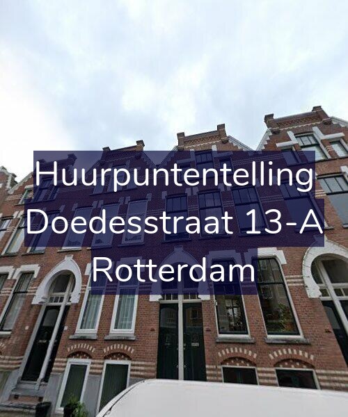 Foto gevel Huurpuntentelling voor Doedesstraat 13-A, Rotterdam