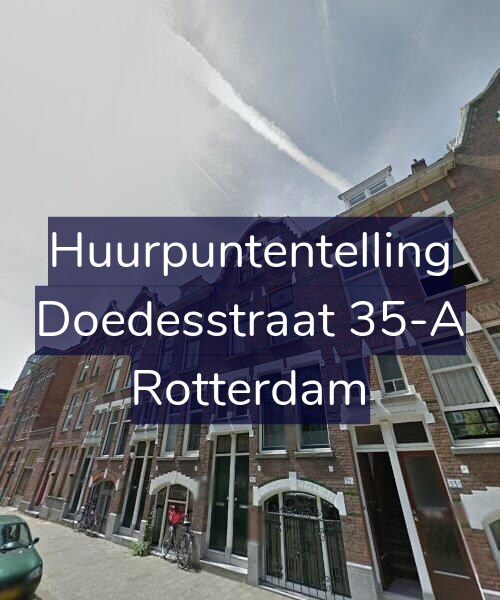 Foto gevel Huurpuntentelling voor Doedesstraat 35-A, Rotterdam