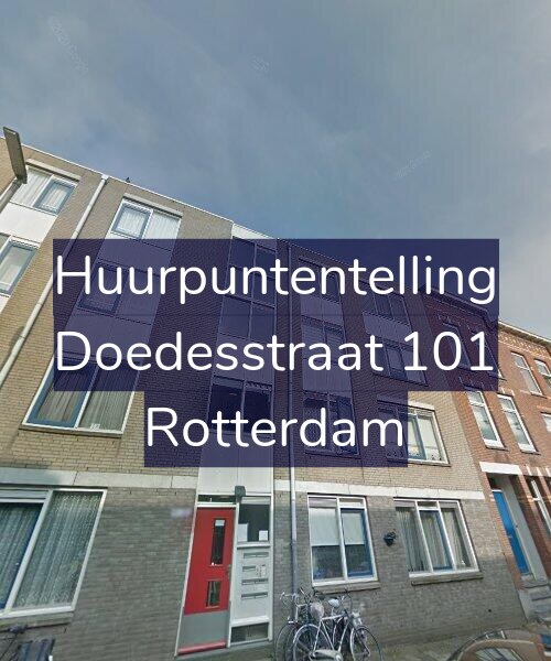 Foto gevel Huurpuntentelling voor Doedesstraat 101, Rotterdam
