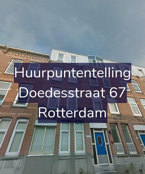 Foto gevel Huurpuntentelling voor Doedesstraat 67, Rotterdam