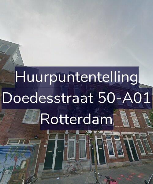 Foto gevel Huurpuntentelling voor Doedesstraat 50-A01, Rotterdam