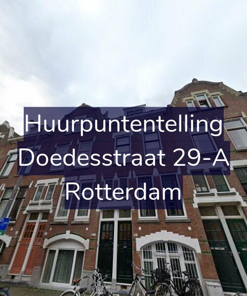 Foto gevel Huurpuntentelling voor Doedesstraat 29-A, Rotterdam