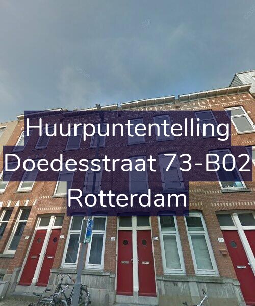 Foto gevel Huurpuntentelling voor Doedesstraat 73-B02, Rotterdam