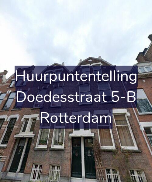 Foto gevel Huurpuntentelling voor Doedesstraat 5-B, Rotterdam
