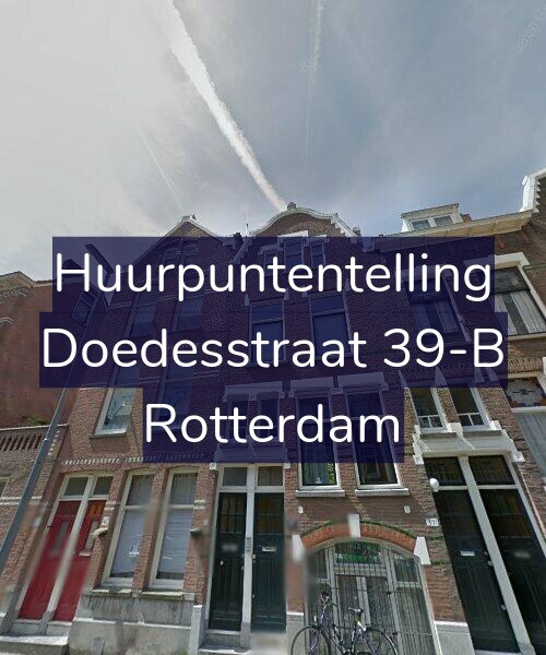 Foto gevel Huurpuntentelling voor Doedesstraat 39-B, Rotterdam