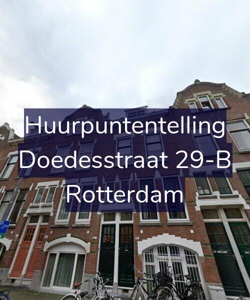 Foto gevel Huurpuntentelling voor Doedesstraat 29-B, Rotterdam